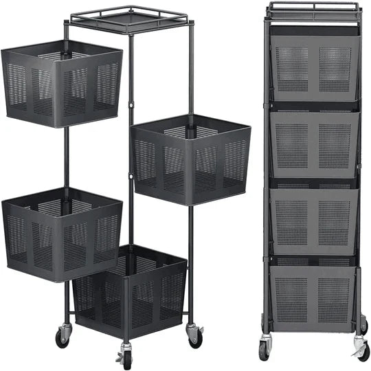 4-stöckiges Küchenregal